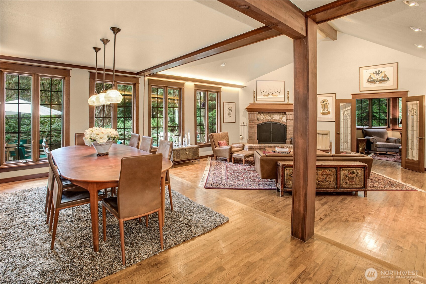 1815 102nd Place Southeast Bellevue, WA 98004 - Photo 7 of 40 a view of a livingroom with furniture window and wooden floor
