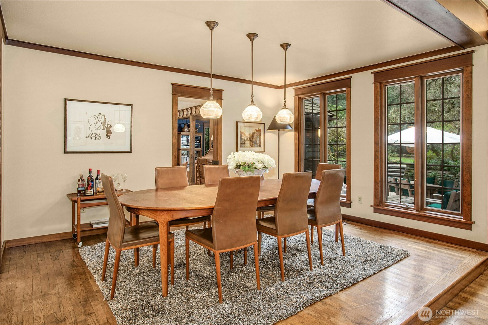 1815 102nd Place Southeast Bellevue, WA 98004 - Photo 10 of 40 a view of a dining room with furniture window and wooden floor
