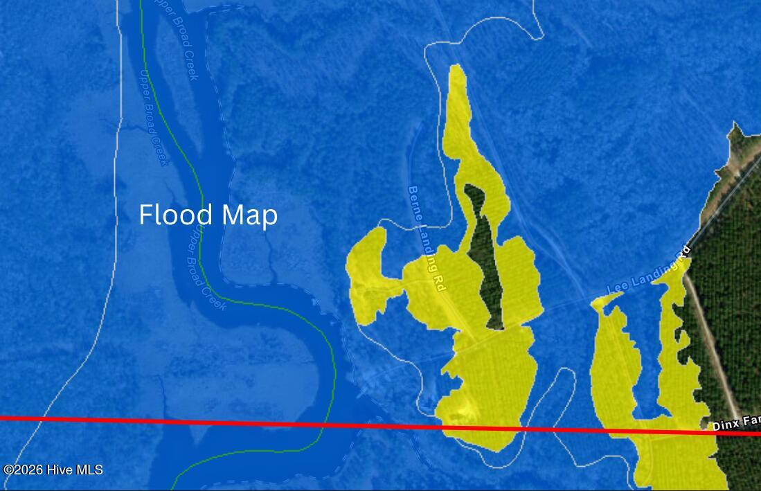 45 North Berne Landing Road New Bern, NC 28560 - Photo 8 of 9 Flood Map
