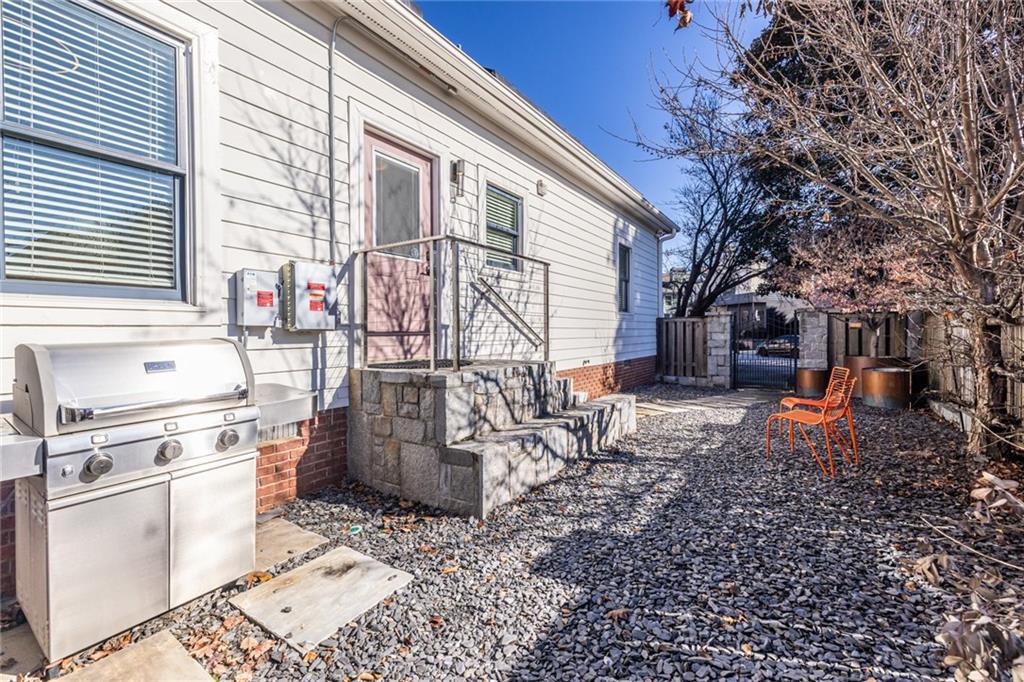 69 Randolph Street Northeast, Unit A Atlanta, GA 30312 - Photo 50 of 50 a view of a backyard with sitting area
