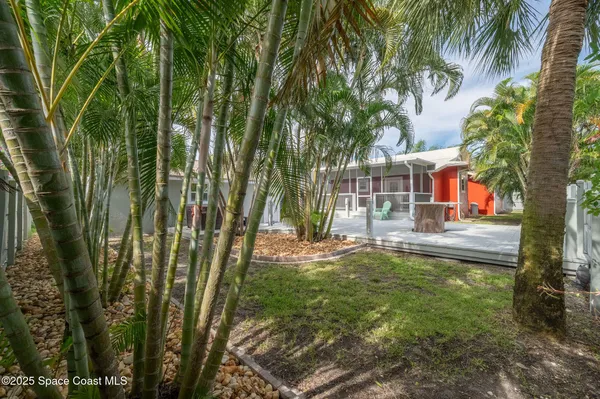 a view of a house with a patio