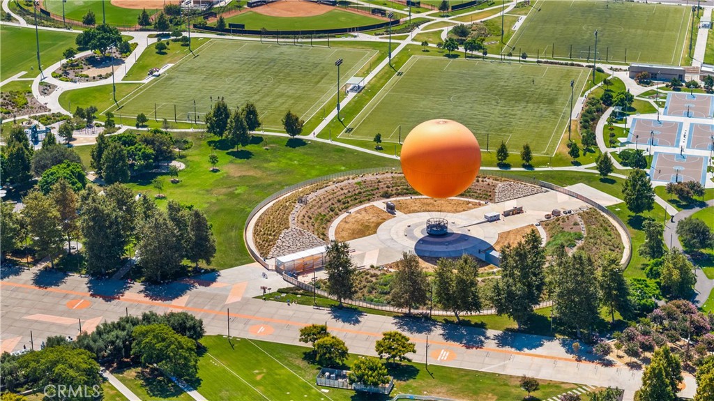 163 Baluster Irvine, CA 92618 - Photo 24 of 32 an aerial view of a house with a swimming pool