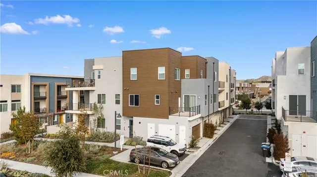 a front view of a building with glass windows