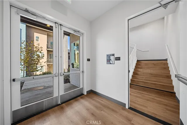 a view of an entryway door