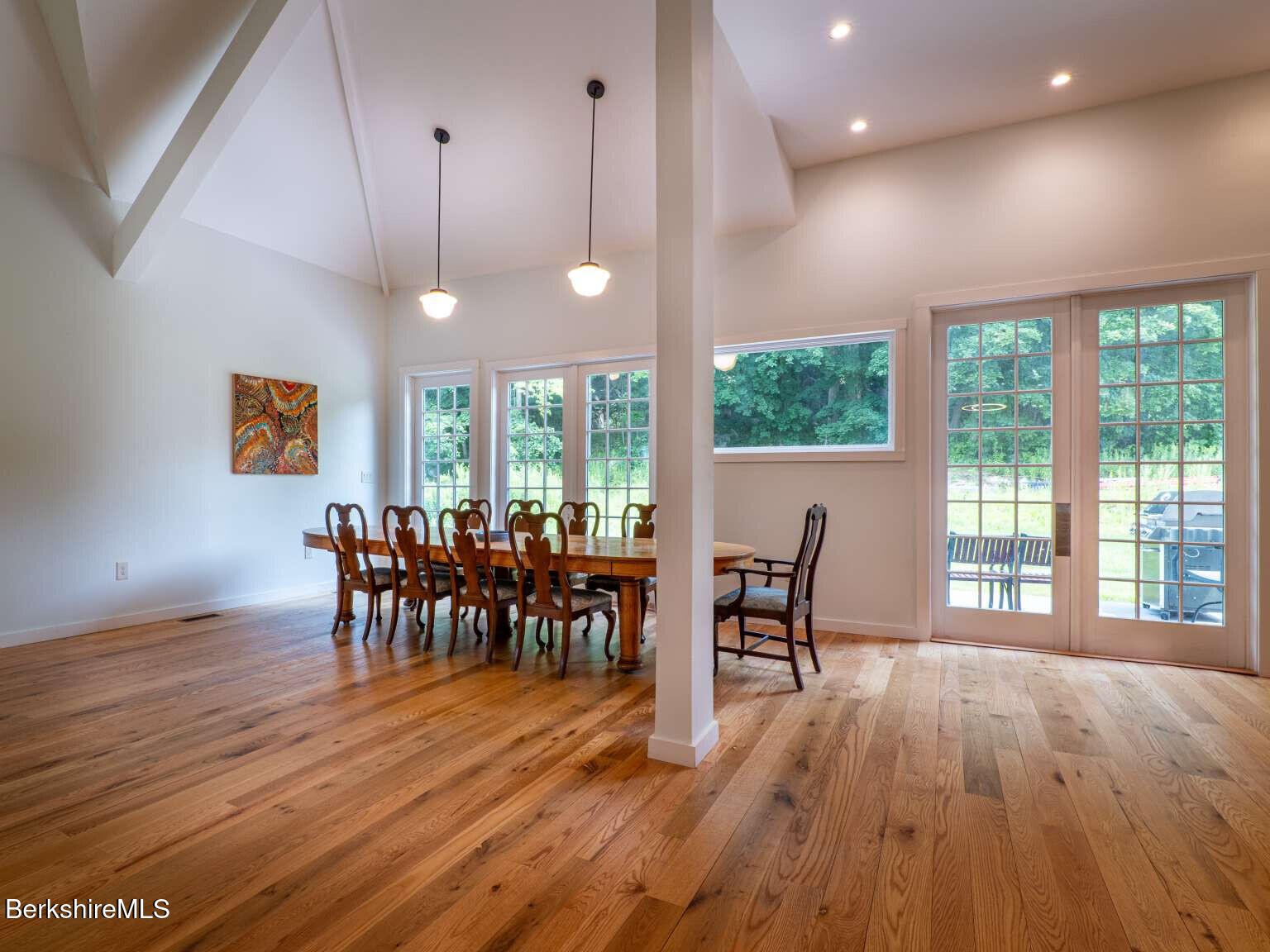 160 High Street Lee, MA 01238 - Photo 19 of 41 a view of a dining room with furniture window and wooden floor