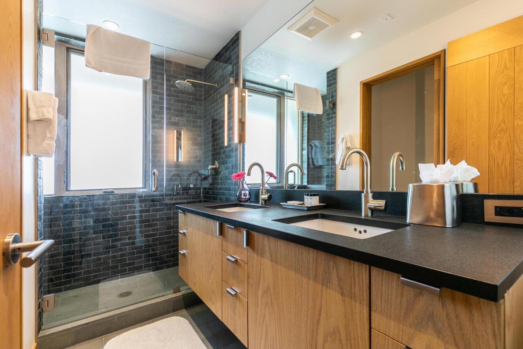 15004 Peak View Place Truckee, CA 96161 - Photo 15 of 21 a bathroom with a sink double vanity and a mirror