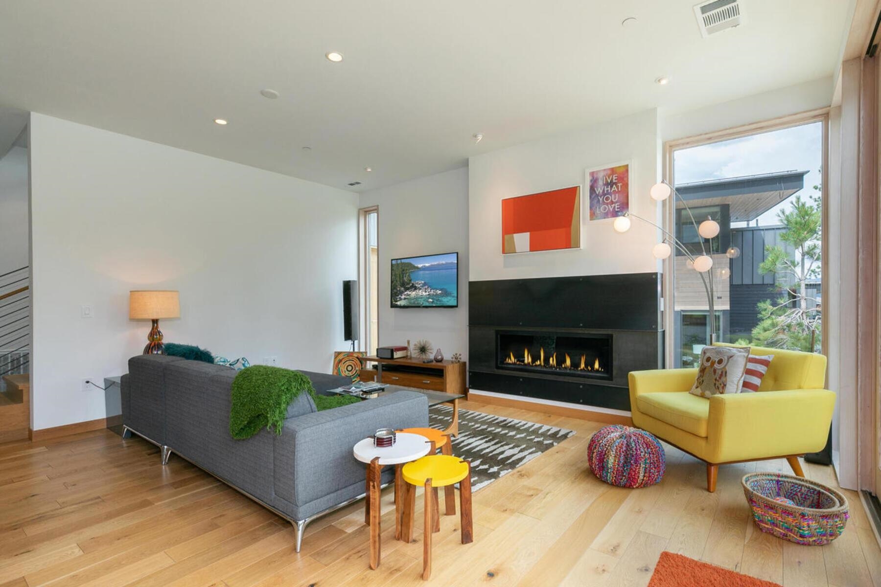 15004 Peak View Place Truckee, CA 96161 - Photo 8 of 21 a living room with furniture and a fireplace