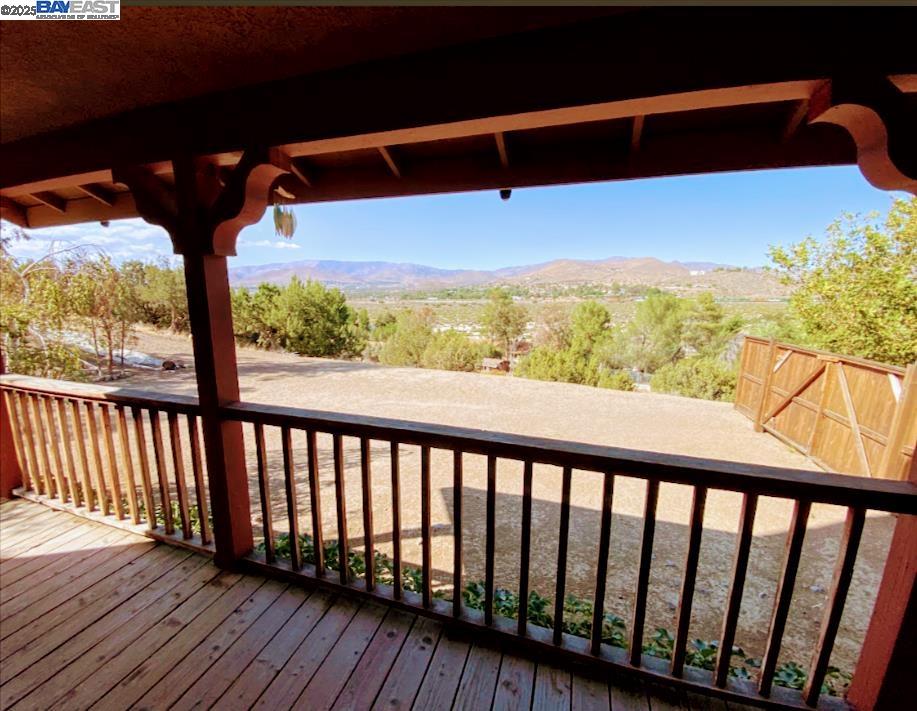 31733 Lake Meadow Road Acton, CA 93510 - Photo 8 of 24 a view of balcony with wooden floor