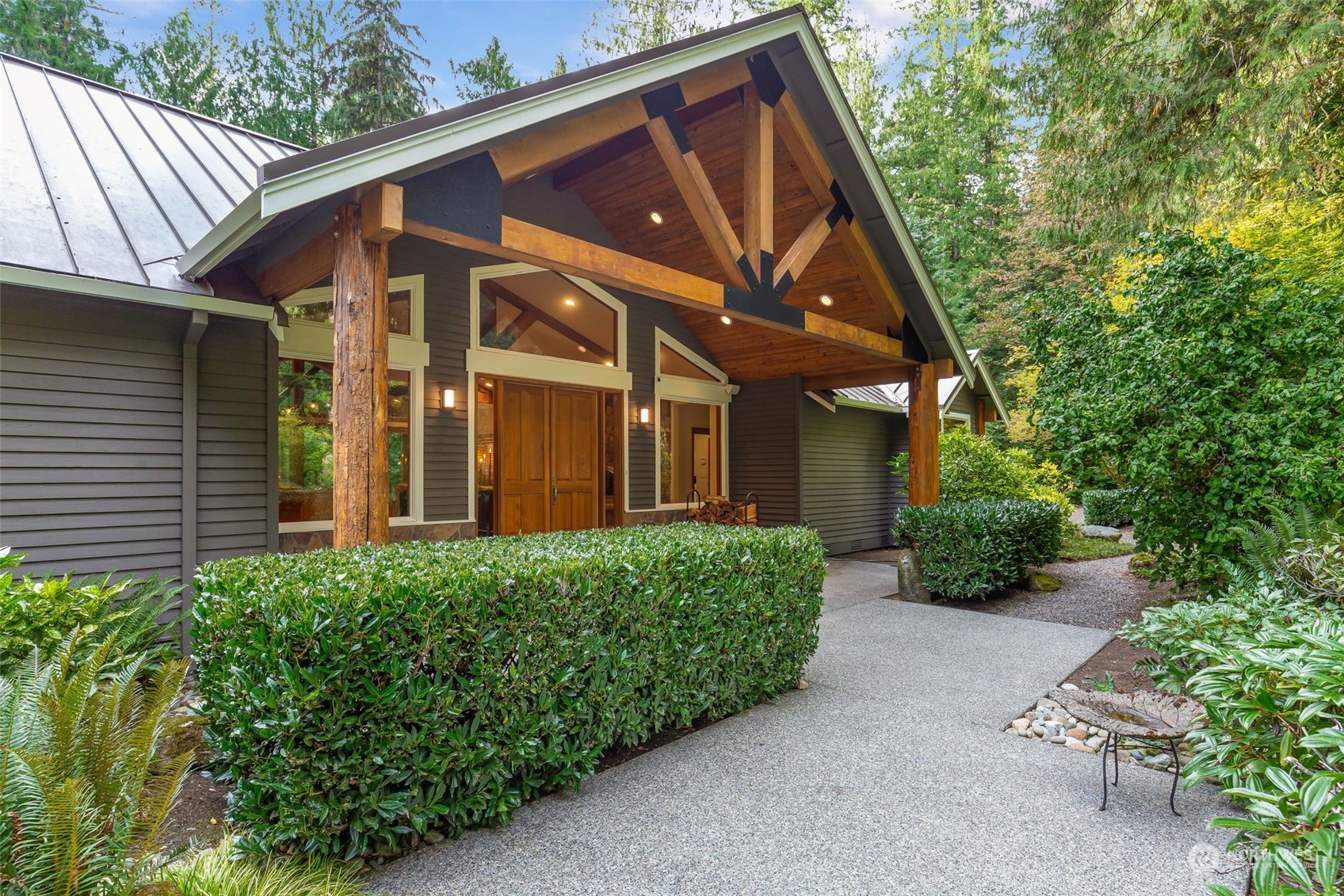 11417 Kelly Road Northeast Carnation, WA 98014 - Photo 30 of 38 front view of a house with a yard