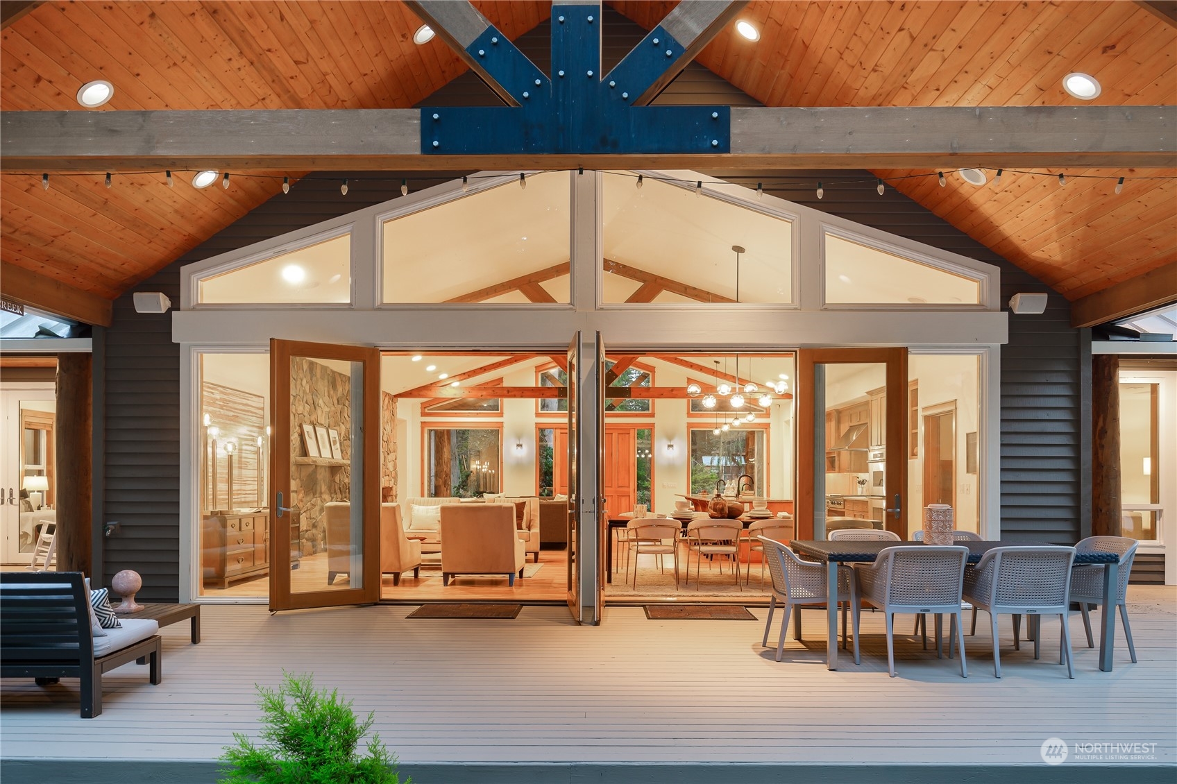 11417 Kelly Road Northeast Carnation, WA 98014 - Photo 4 of 38 a view of a lobby with furniture and floor to ceiling window