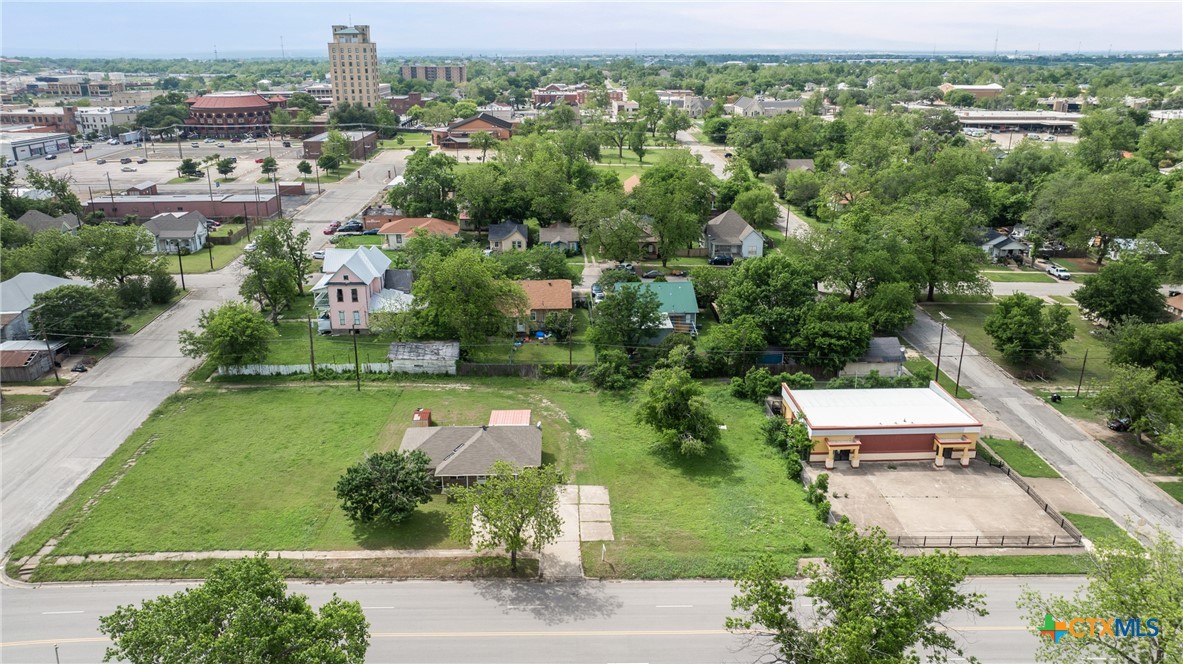 208 North 8th Street Temple, TX 76501 - Photo 8 of 13 an aerial view of a house with yard swimming pool and outdoor seating