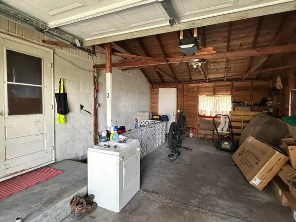 a view of storage and utility room