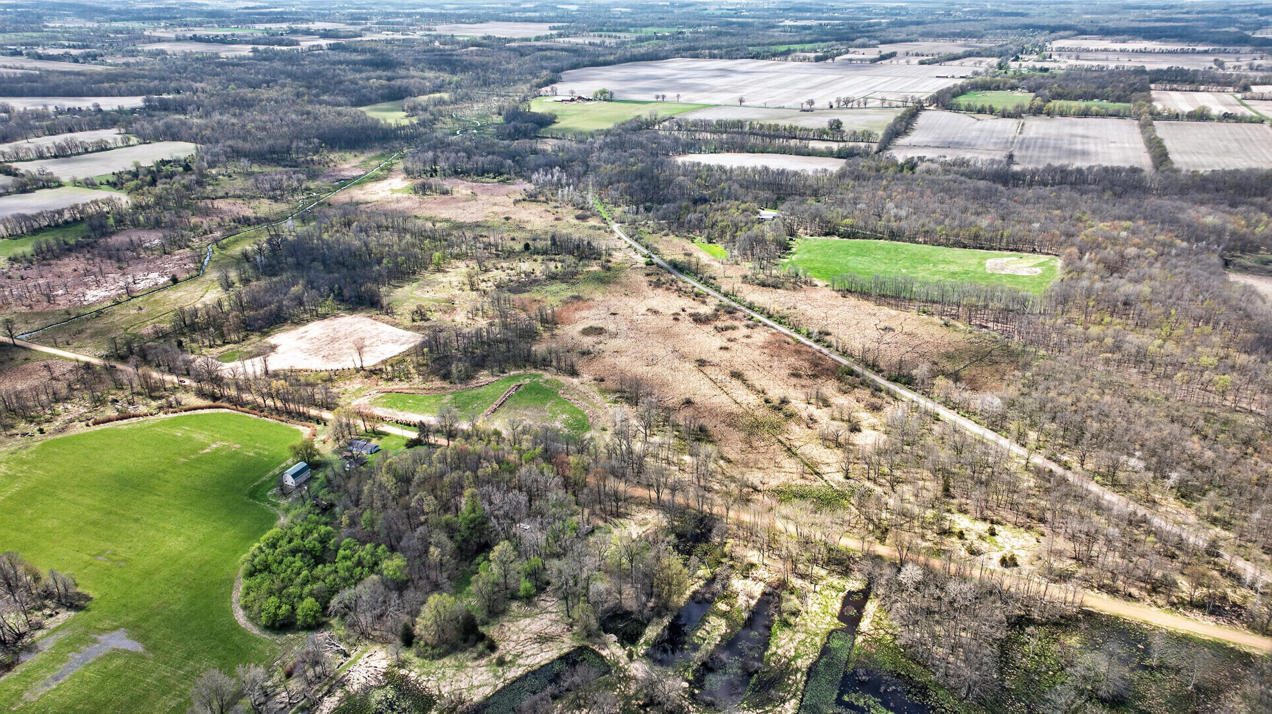 0 Wheeler Road Homer, MI 49245 - Photo 33 of 38 20_wheeler rd vl 51.291 acres (aerials)