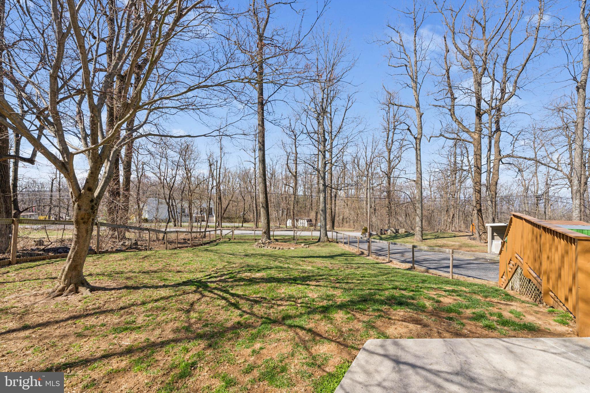 44 Luchase Road Linden, VA 22642 - Photo 38 of 52 a backyard of apartments with large trees