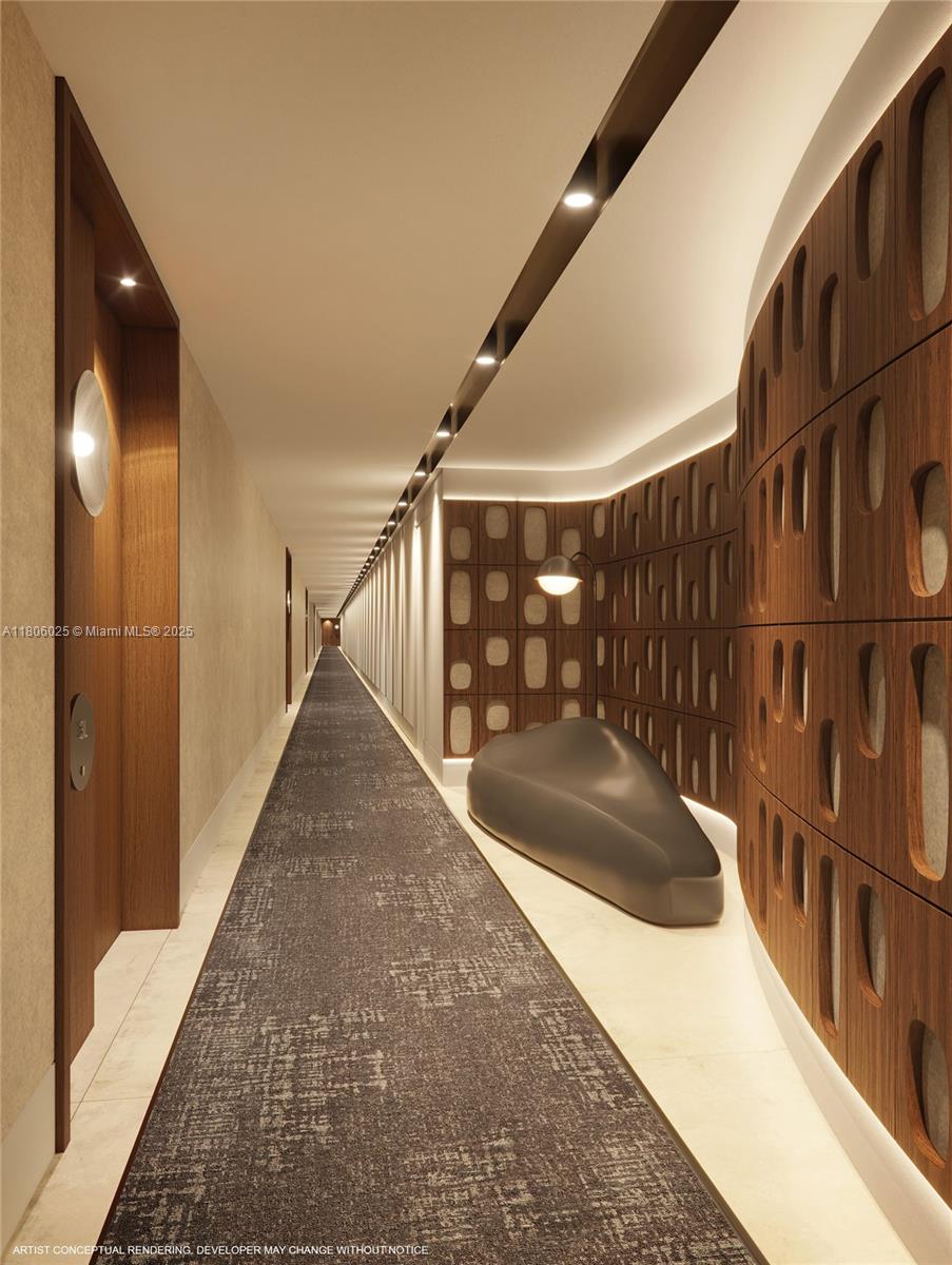 2200 Brickell Avenue, Unit 208 Miami, FL 33129 - Photo 8 of 29 a view of a hallway with staircase