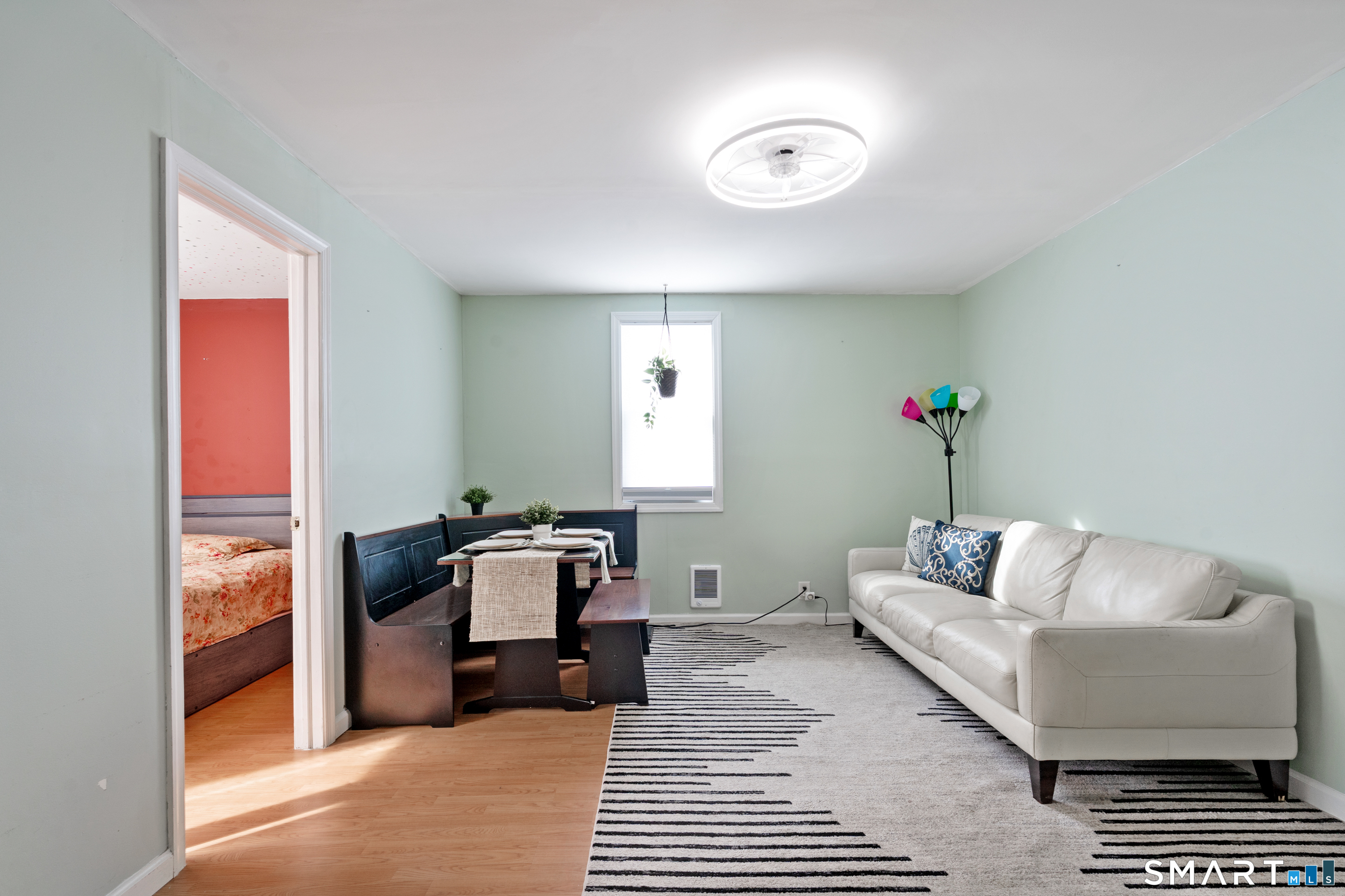 14 Bantam Road New Fairfield, CT 06812 - Photo 3 of 42 a living room with furniture and wooden floor