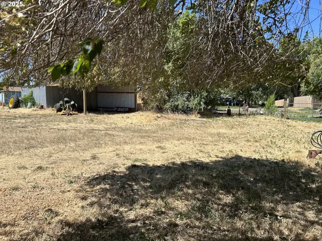 a view of a covered with snow in the background