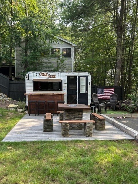 43 Ridge Way Sturbridge, MA 01566 - Photo 22 of 22 a view of a house with swimming pool and sitting area