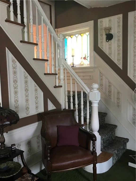 11 Ridgeway Avenue Providence, RI 02909 - Photo 31 of 47 FRONT STAIRCASE