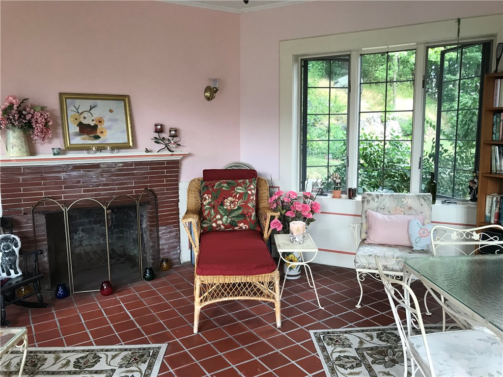 11 Ridgeway Avenue Providence, RI 02909 - Photo 10 of 47 GAZEBO INTERIOR WITH DECORATIVE FIREPLACE