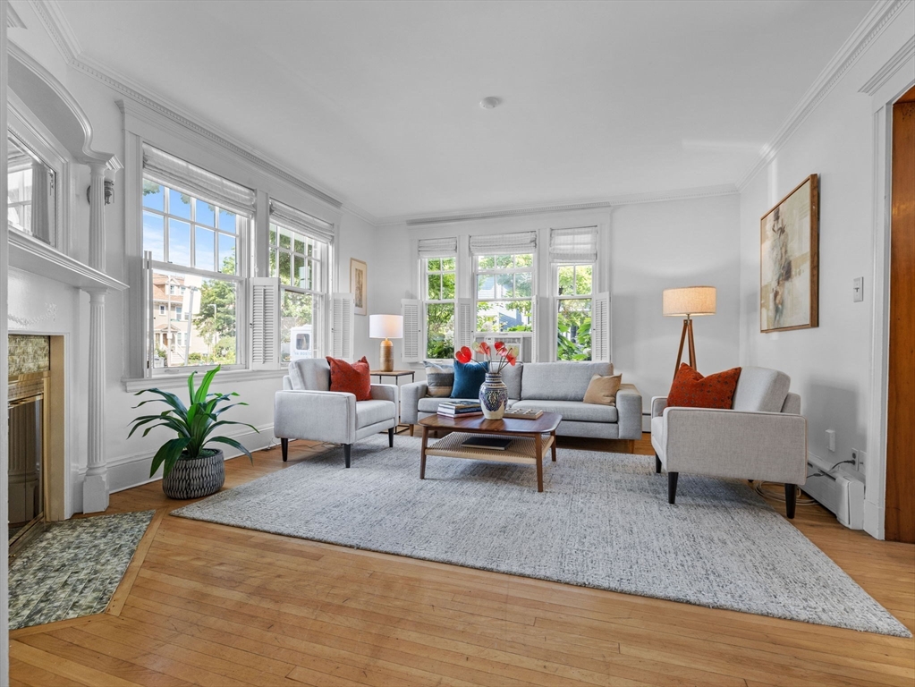 82 Perkins Street Boston, MA 02130 - Photo 4 of 31 a living room with furniture and a potted plant
