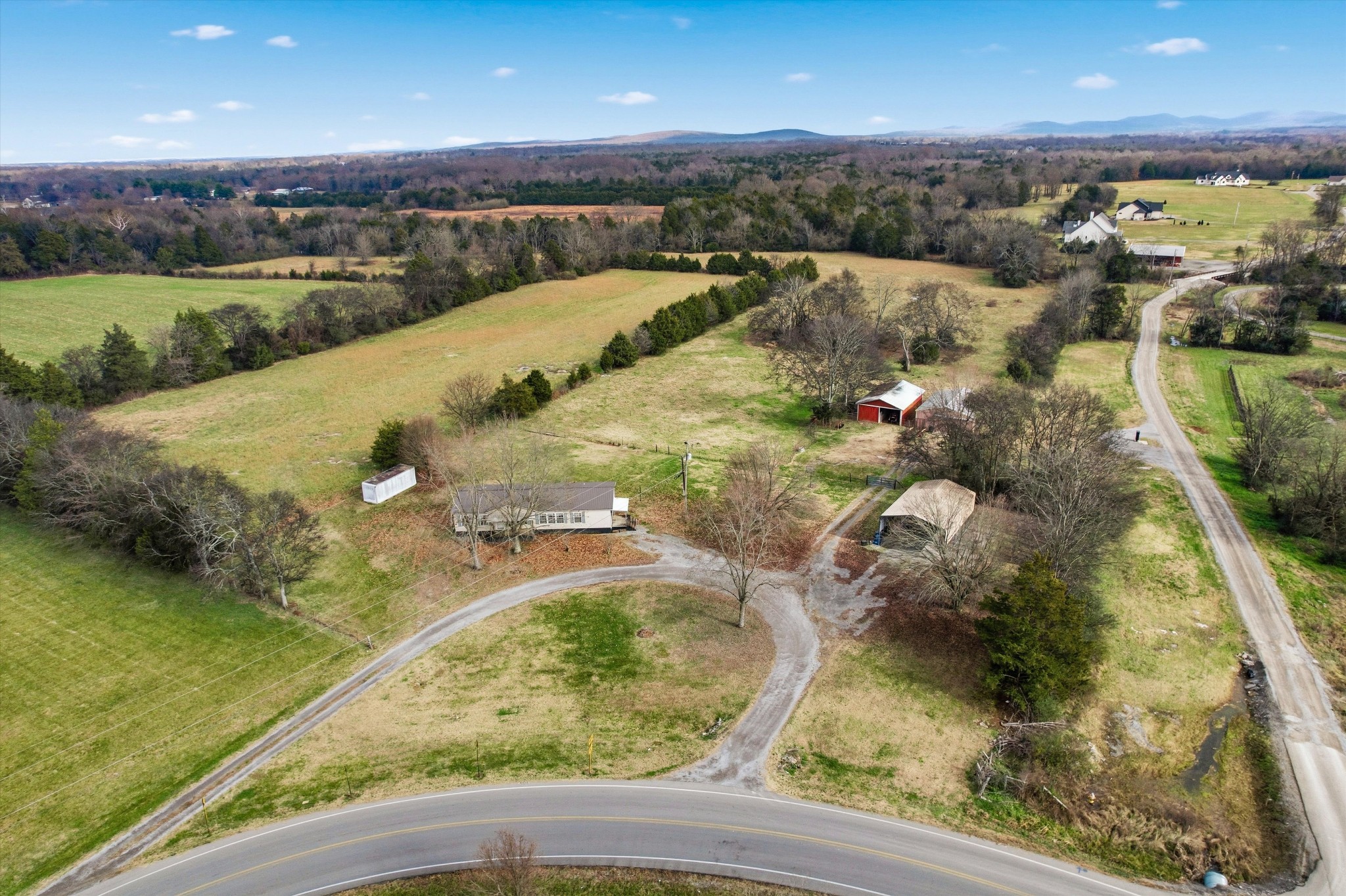 a view of a lake from a balcony