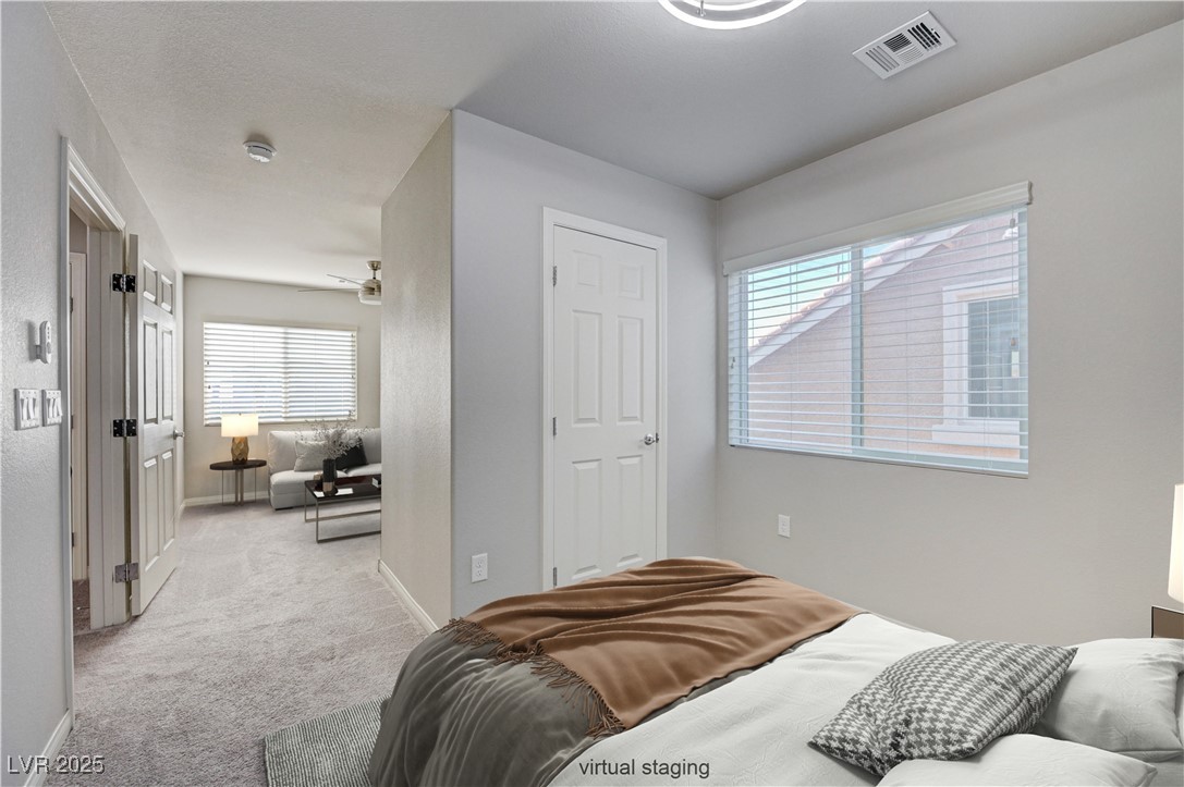 5697 Graystone Ridge Avenue Las Vegas, NV 89141 - Photo 13 of 60 upstairs Bedroom 3 virtually staged