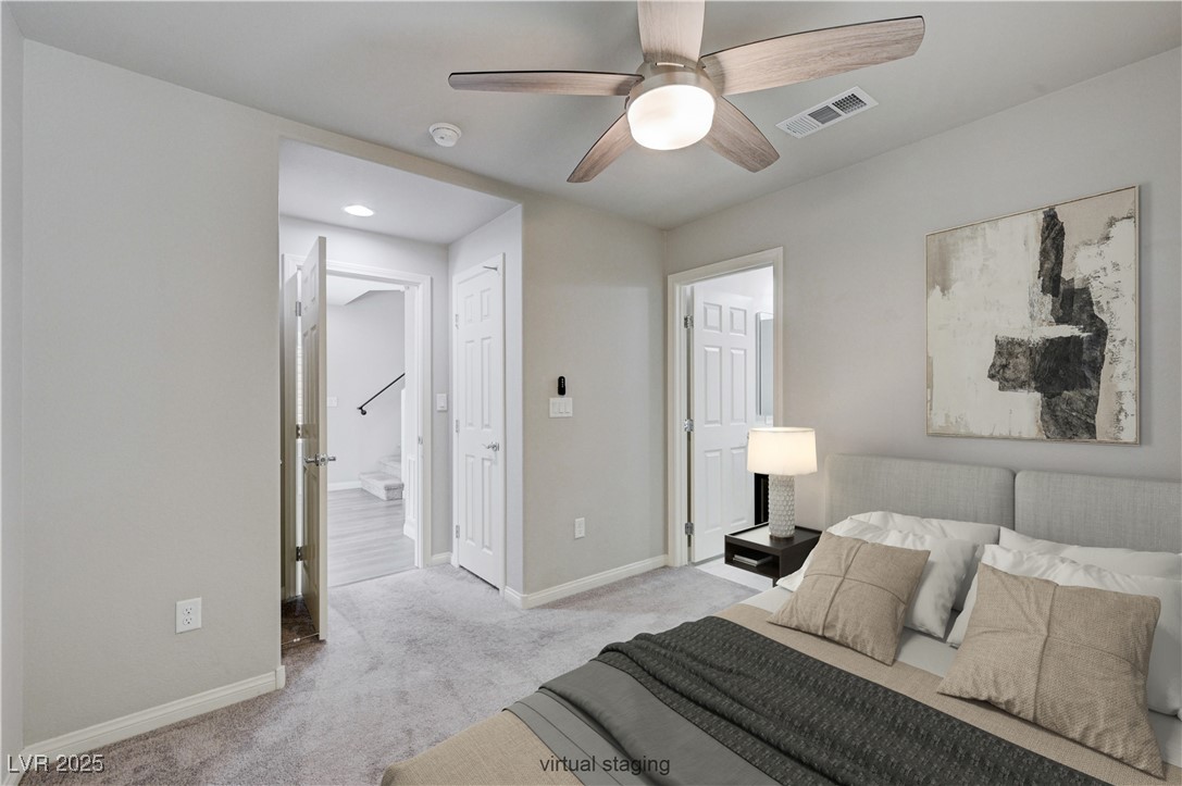 5697 Graystone Ridge Avenue Las Vegas, NV 89141 - Photo 17 of 60 bedroom 4 on first level, virtually staged