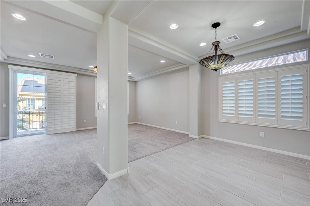 5697 Graystone Ridge Avenue Las Vegas, NV 89141 - Photo 24 of 60 Living/dining room. Slider to balcony