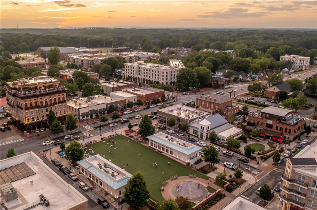 7150 Summit Place Alpharetta, GA 30009 - Photo 26 of 33 an aerial view of residential houses with city view