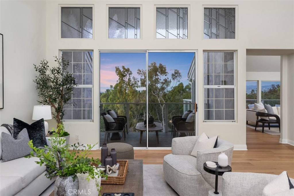22 Delphinus Irvine, CA 92603 - Photo 10 of 42 a living room with furniture flower pot and a large window