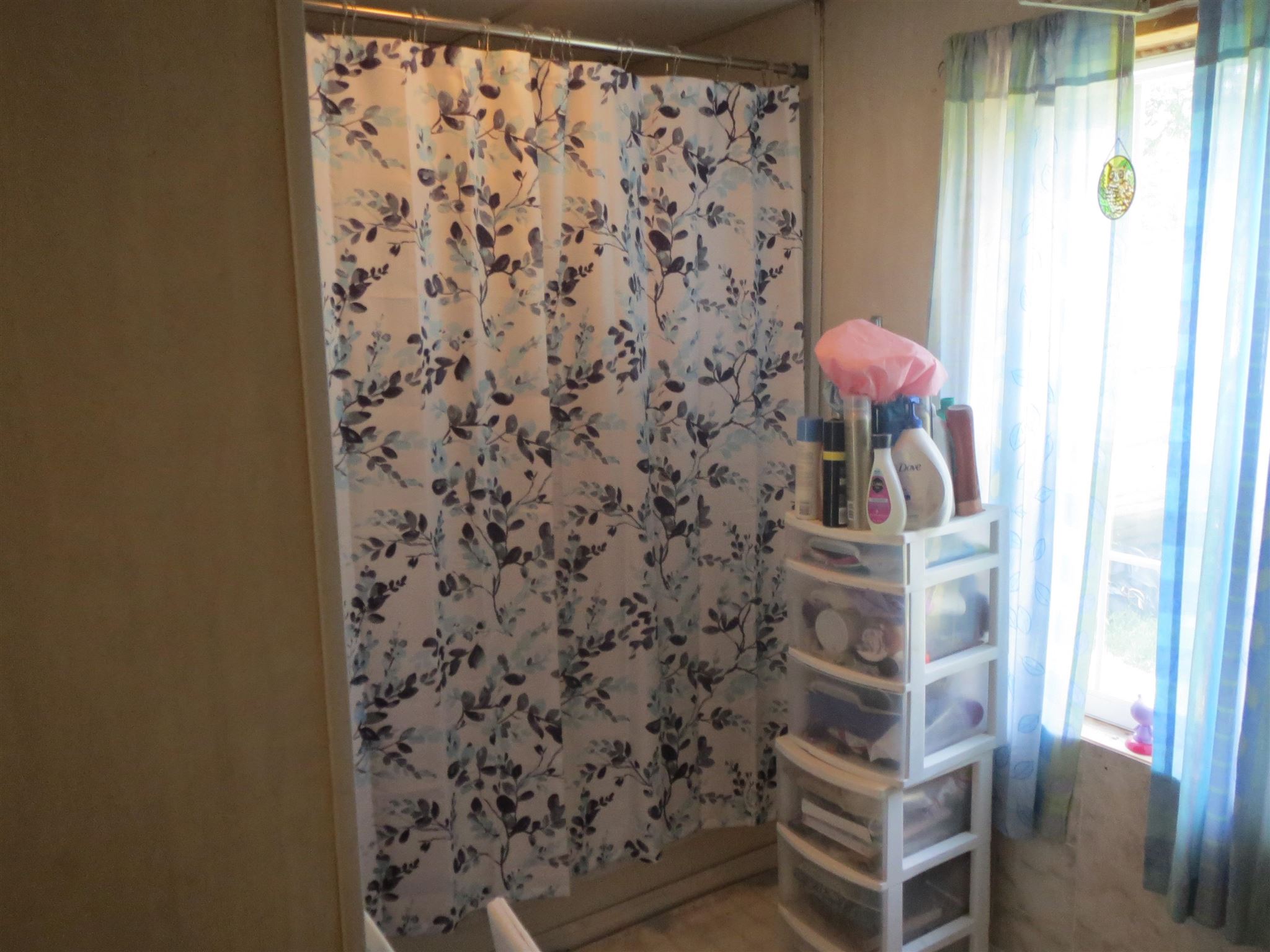 2600 Middle Cove Run Road Mathias, WV 26812 - Photo 32 of 38 a bathroom with a shower curtain and a sink