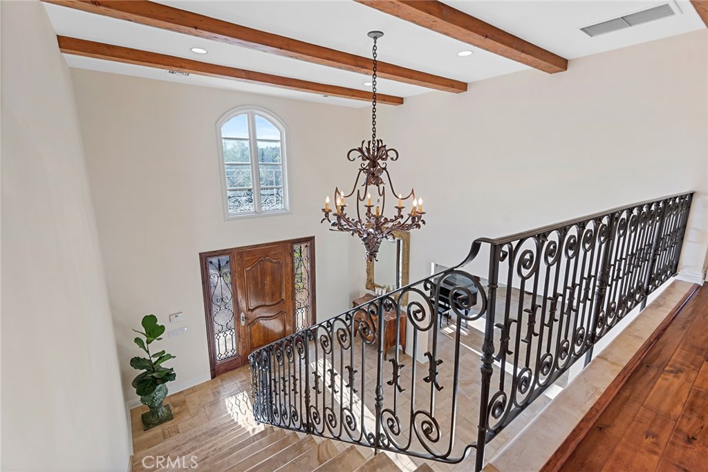 5747 Hoback Glen Road Hidden Hills, CA 91302 - Photo 17 of 37 a view of entryway with wooden floor