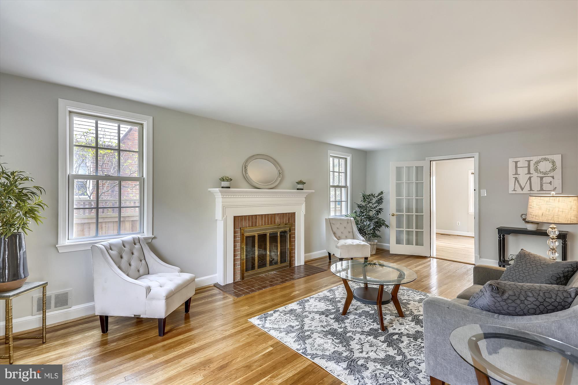 9222 Whitney Street Silver Spring, MD 20901 - Photo 30 of 59 Living Room - view of hearth