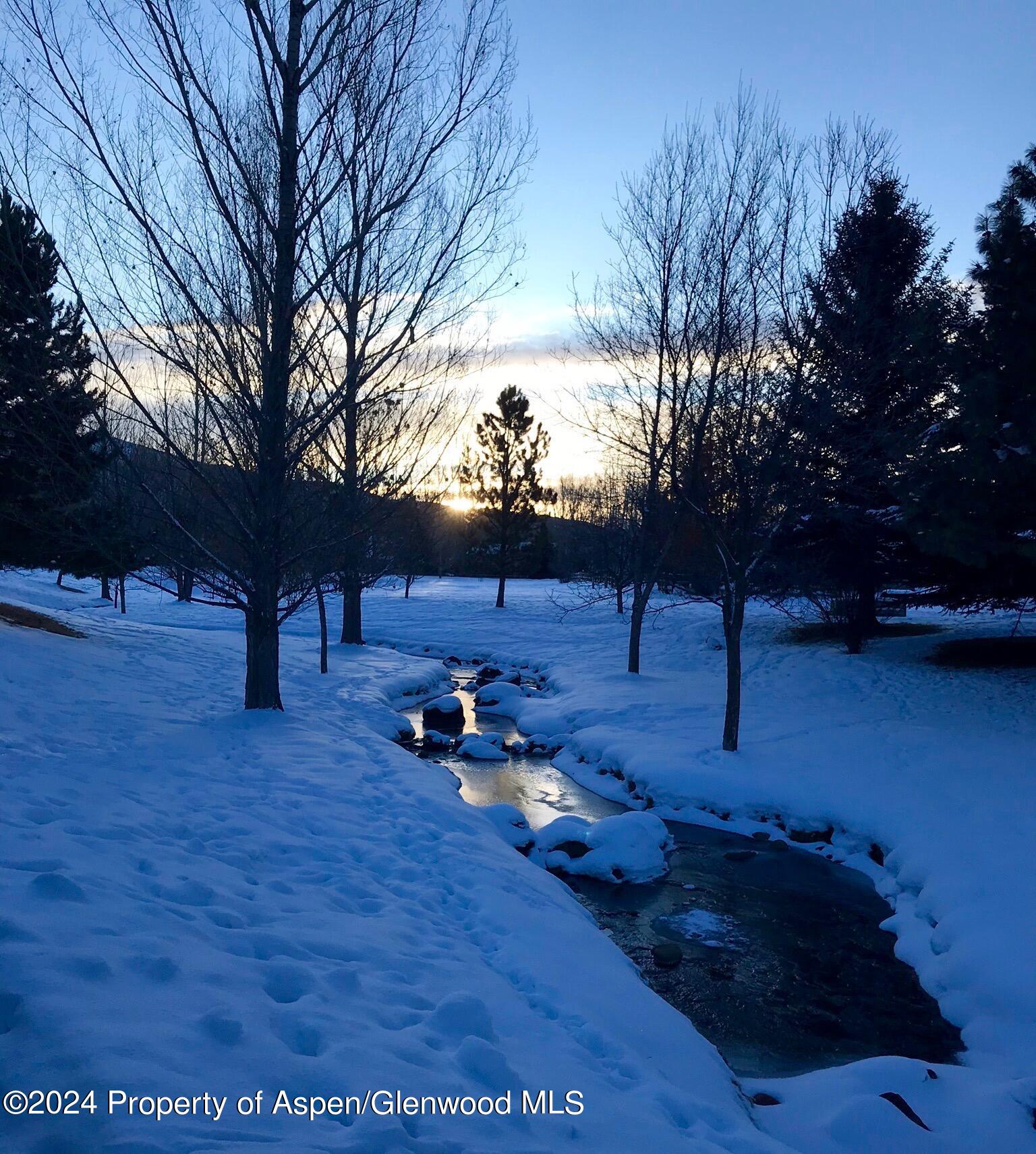 366 Rabbit Road Carbondale, CO 81623 - Photo 21 of 26 Blue creek winter sunrise
