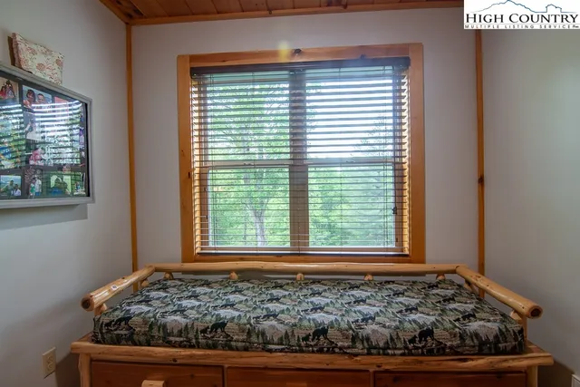 a window in a room next to a window