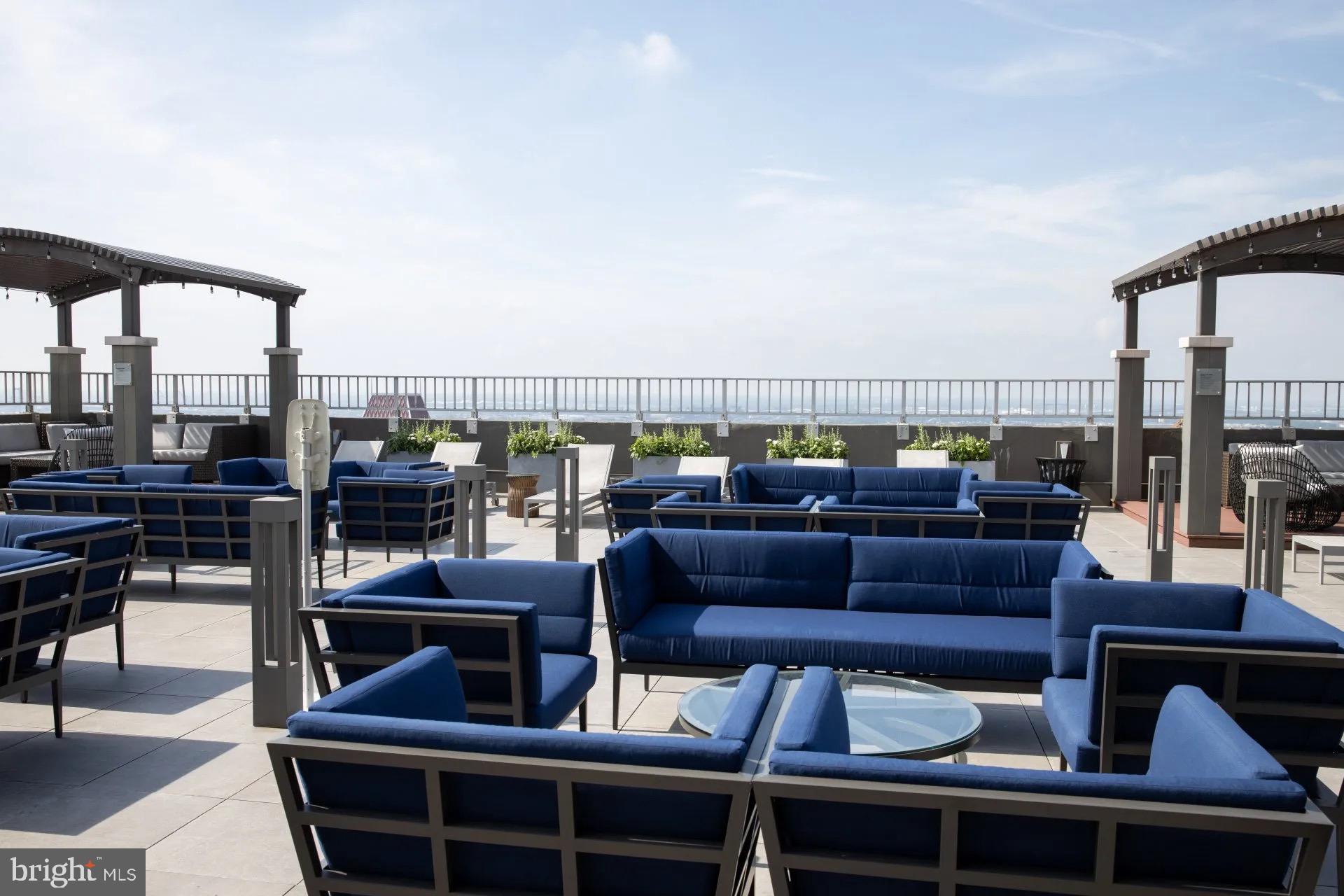 1500 Locust Street, Unit 2B4113 Philadelphia, PA 19102 - Photo 23 of 25 a view of roof deck with seating space