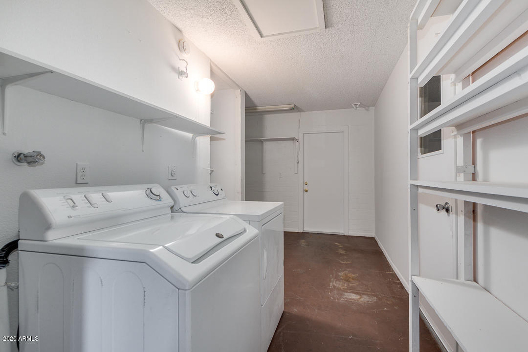 3931 West Rancho Drive Phoenix, AZ 85019 - Photo 24 of 32 a utility room with dryer and washer