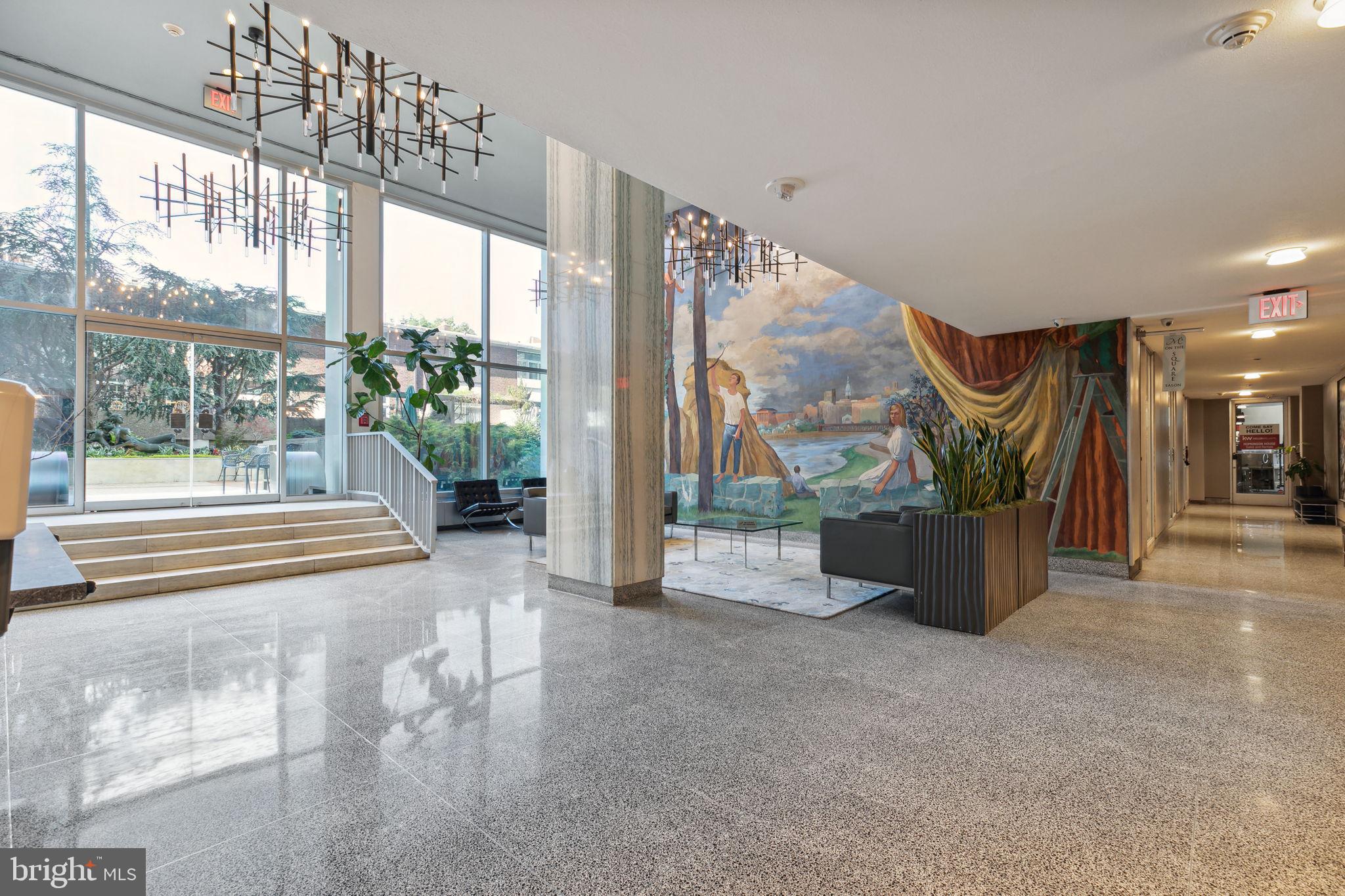 604 South Washington Square, Unit 1806 Philadelphia, PA 19106 - Photo 2 of 23 a view of a floor to ceiling window in an empty room