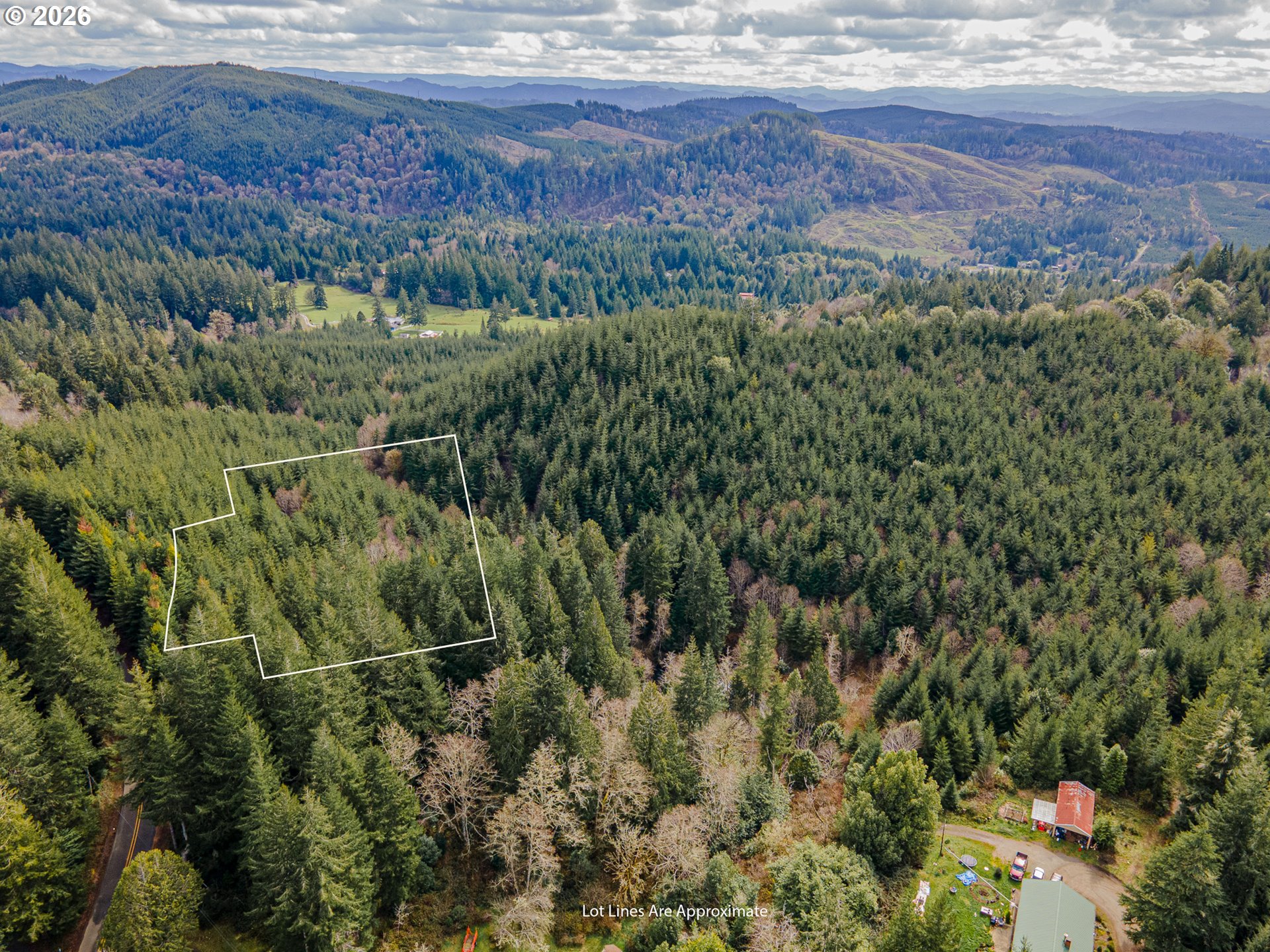 0 Shelley Road Coquille, OR 97423 - Photo 5 of 13 an aerial view of a house with a yard