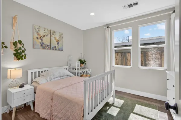 wooden floor in a gallery