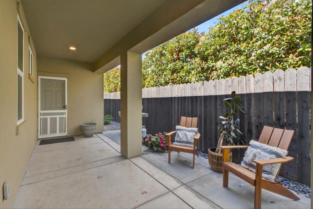 867 J Street Lincoln, CA 95648 - Photo 42 of 53 a outdoor space with patio furniture and potted plants
