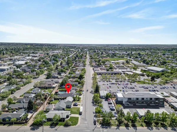 a picture of a bench in a white building