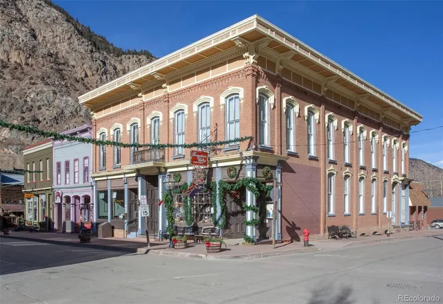 a view of a building with street