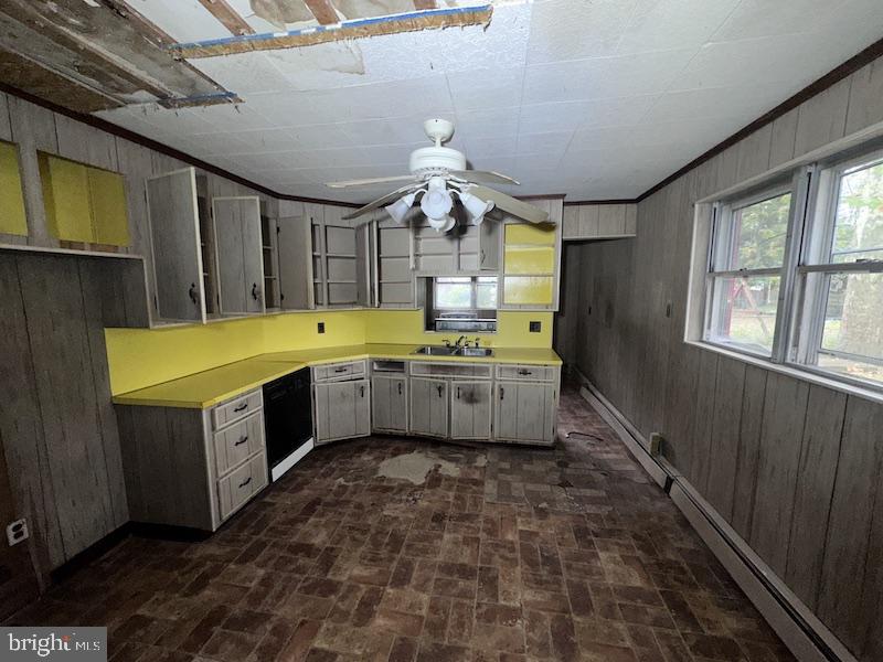 245 Gibbsboro Road Clementon, NJ 08021 - Photo 15 of 29 a kitchen with a sink cabinets and wooden floor