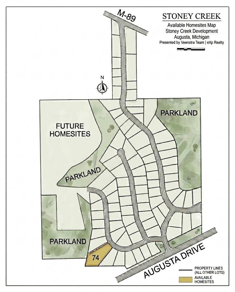Marsh Ridge Trail Augusta, MI 49012 - Photo 2 of 7 map-lot-74-stoney-creek-augusta-mi