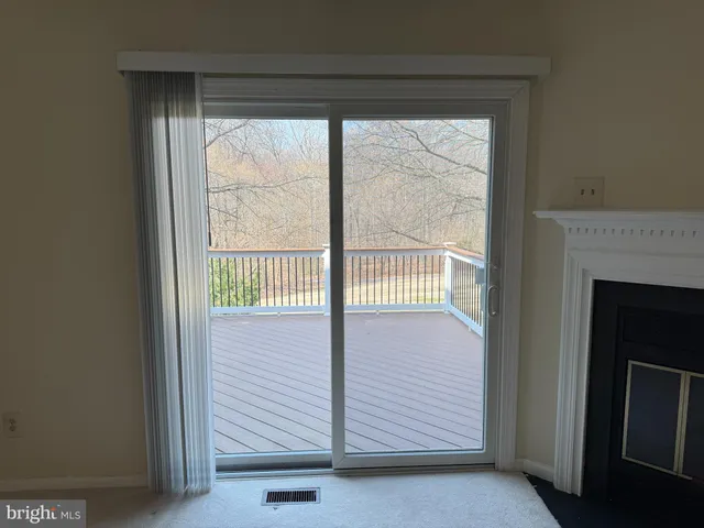 a view of front door