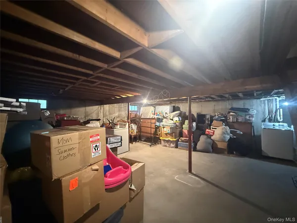 a view of storage and utility room