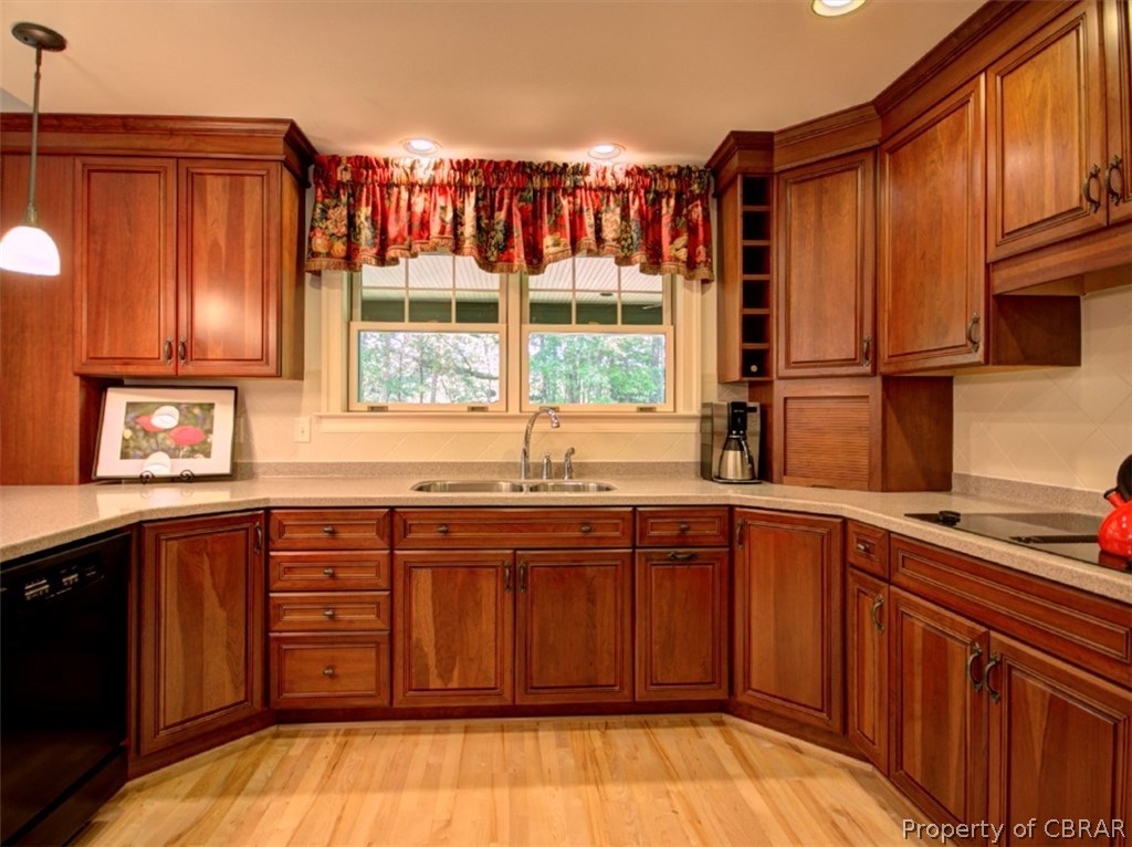 1178 Providence Road Deltaville, VA 23043 - Photo 23 of 50 Detail photo of the sink wall - an elegant kitchen.