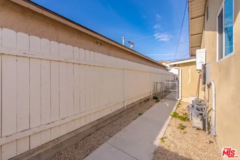 a backyard of a house